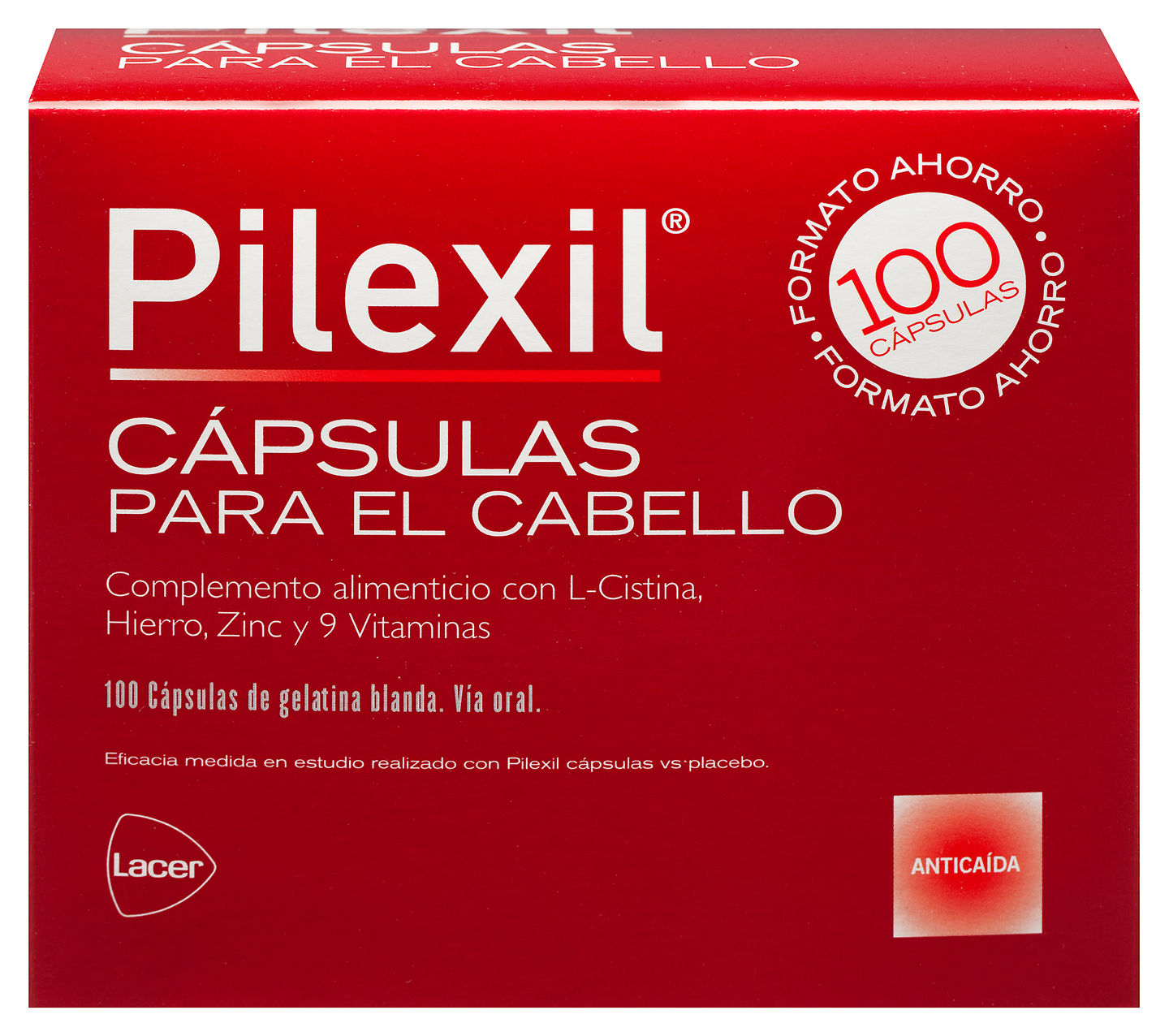 151552 Lacer Pilexil Complemento Alimenticio Para el Cabello 100 Cápsulas